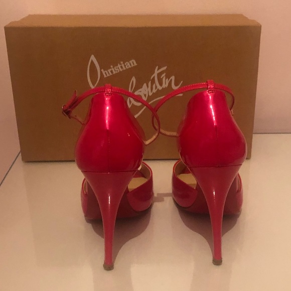 LIMITED EDITION CHRISTIAN LOUBOUTIN BARBIE 50thANNIVERSARY PINKPEEPTOE HEELS - Picture 5 of 16
